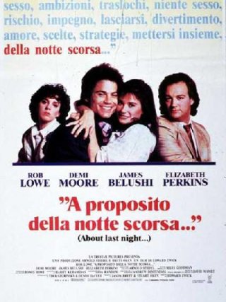 Locandina di A proposito della notte scorsa... (1986)