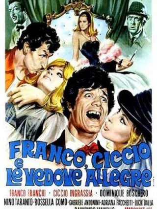 Locandina di Franco, Ciccio e le vedove allegre (1968)