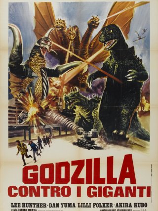 Locandina di Godzilla contro i giganti (1972)