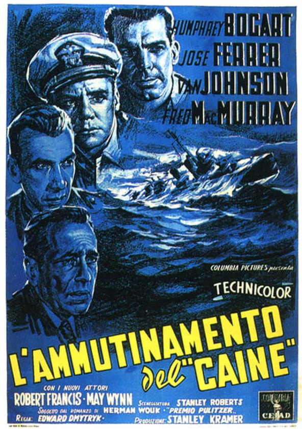 Locandina di Lâ€™ammutinamento del Caine (1954)