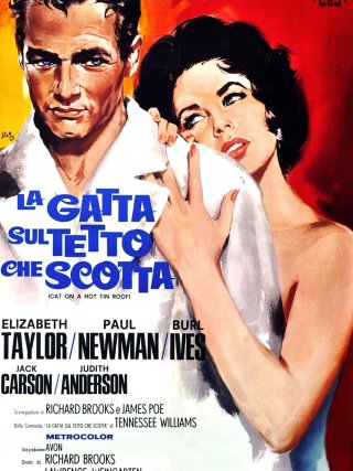 Locandina di La gatta sul tetto che scotta (1958)