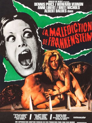 Locandina di La maledizione di Frankenstein (1972)