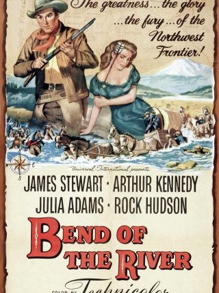 Locandina di Là dove scende il fiume (1952)