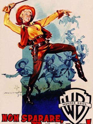 Locandina di Non sparare, baciami! (1953)